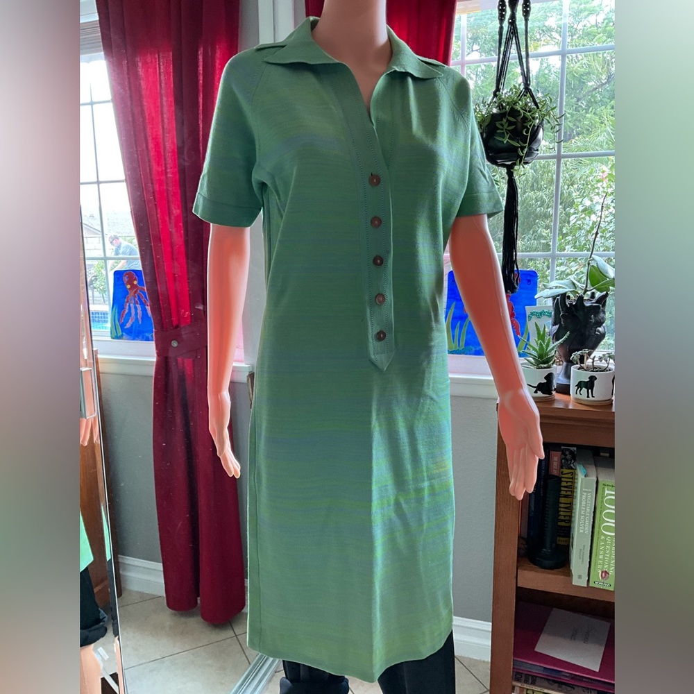 Vintage I. Magnin & Co. wool shirt/dress